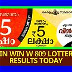 lottery result today win win